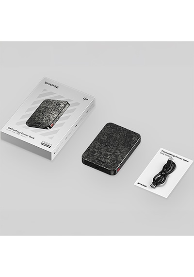 Sharge Carbonmag 10,000mah Magsafe Destekli Powerbank - Siyah