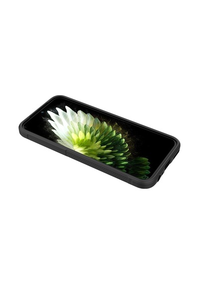 Tecno Spark 40 Pro Kılıf Kamera Korumalı Esnek Silikon Parmak Şeritli Vardar Siyah