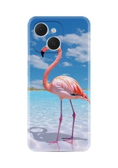 Tecno Spark 40c Km4n Kılıf Boutique Baskılı Resimli Okaynus Ve Flamingo Pcode -093