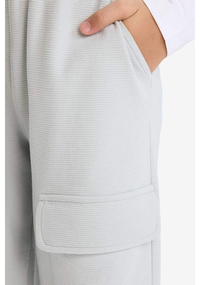 Defacto Loose Fit Beli Lastikli Eşofman Altı Erkek Çocuk G6198a825cwgr94 Gri-gr94
