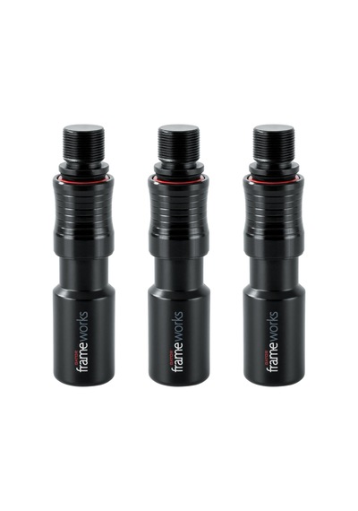 Gator Framework Gfw-mıc-qrtop3pk Hızlı Bağlantılı Mikrofon Adaptörü, 3'lü Paket, 5/8" Dişli