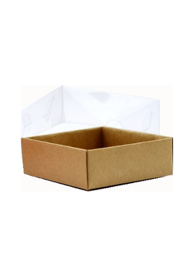 Kraft Renkli Asetat Kutu 8x8x3 Cm 500 Adet Diğer