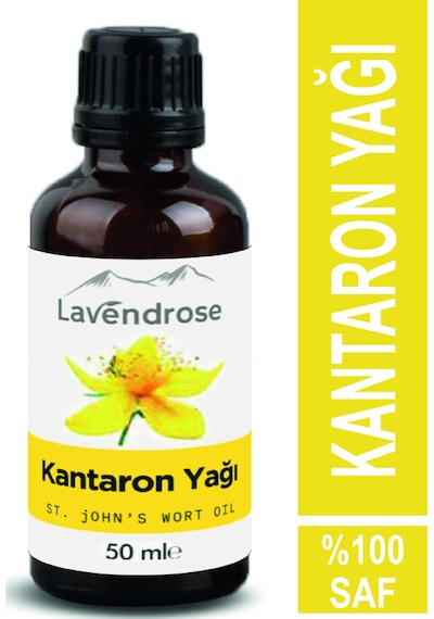 Lavendrose %100 Saf Hücre Yenilemeye Yardımcı Sarı Kantaron Çiçeği Yağı 50 ML