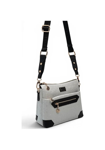 Silver & Polo Silver Polo Kadın Çapraz Çanta Sp1110-m46 Gümüş-siyah