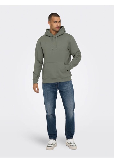 Only & Sons Onsconnor Lıfe Reg Koyu Gri Erkek Sweatshirt 22029225
