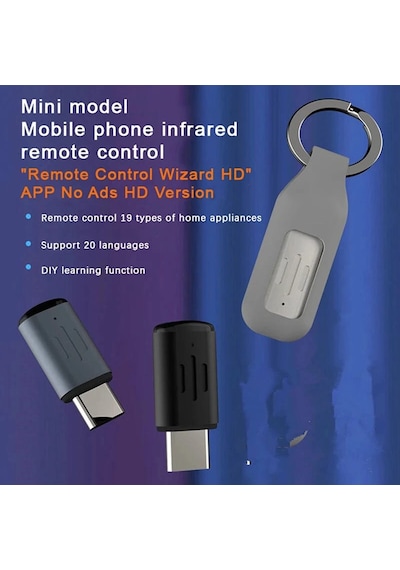 Smart Ir Blaster 7000+ Marka Desteği, 8m Mesafe, Akıllı Kızılötesi Kumanda -