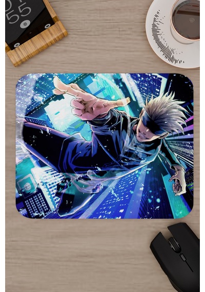 Jujutsu Kaisen Anime V3 - 22x18 Gaming Kauçuk Kaymaz Taban Mouse Pad Fare Altlığı