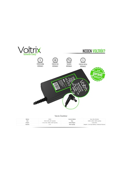 Monster Abra A7 V5.4 İle Uyumlu Adaptör, Şarj Aleti - Cihazı 150w