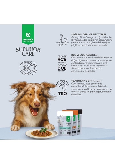 Nature S Protection Superior Care Tavşanlı & Krilli Sos İçinde Yavru Köpek Yaş Maması 85g