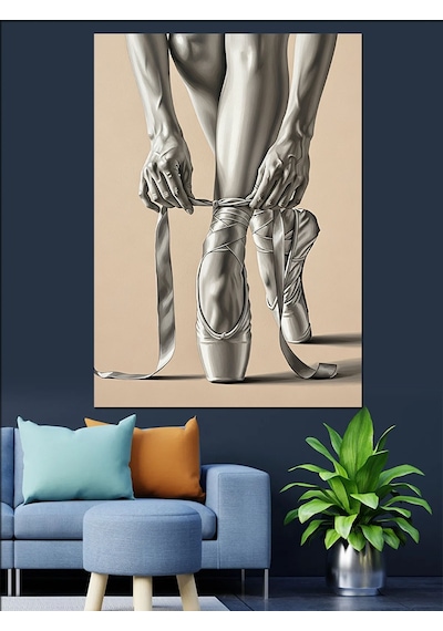 Ahşap Tablo Bale Ayakları Çizimi Anatomik