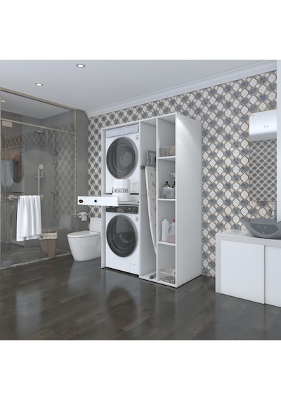 Kenzlife Çamaşır-Kurutma Makinesi Dolabı Gutas Sağ Byz 187 120 60 Çekmeceli Banyo Çok Renkli Kenzlife Çamaşır-Kurutma Makinesi Dolabı Gutas Sağ Byz 187 120 60 Çekmeceli Banyo Çok Renkli