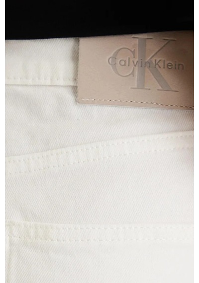 Calvin Klein Mom Jean Chalk Whıte, Asn, Sh, 25 Beyaz Kadın Kot Pantolon