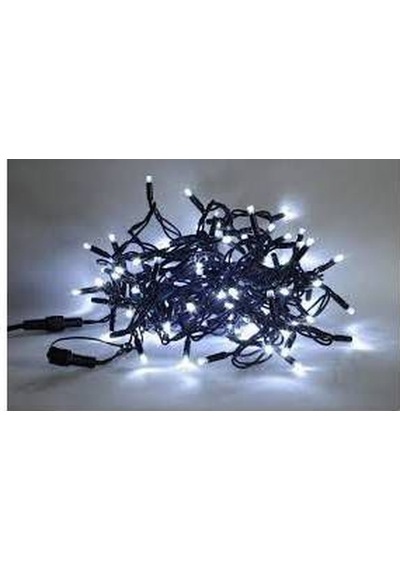 Led Lamba 10 Metre 100 Led Şeffaf Kablo Işık Renkli Aydınlatma