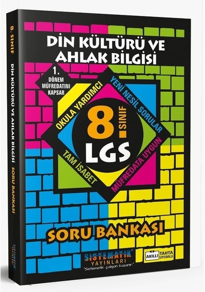 8. Sınıf Lgs Din Kültürü Ve Ahlak Bilgisi Soru Bankası Sistematik Yayınları