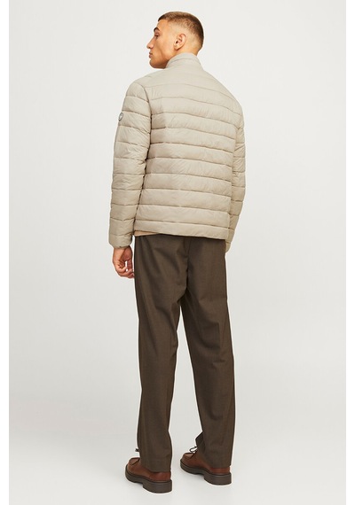 Jack & Jones Erkek Dik Yakalı Şişme Mont - 12258444 Krem