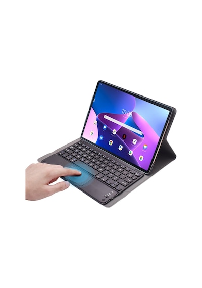 Lenovo Uyumlu Tab M10 TB328FU Bluetooth Touchpad Klavyeli Kılıf-BKK5