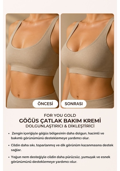 Göğüs Dolgunlaştırıcı Çatlak Bakım Kremi L Dikleştirici & Dolgun Görünüm Destekleyici 100 Ml