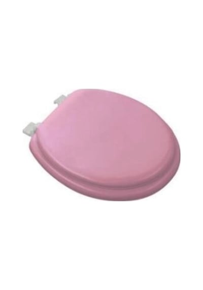 Pembe Yumuşak Klozet Kapak Büyük Puf 42x41 Cm Bx40 Diğer
