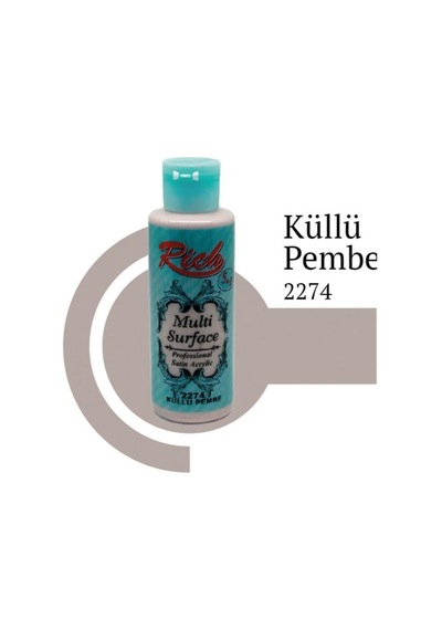 Rich Multi Surface 2274 Küllü Pembe Akrilik Boya 120 Cc - Elwm-285754 Renkli