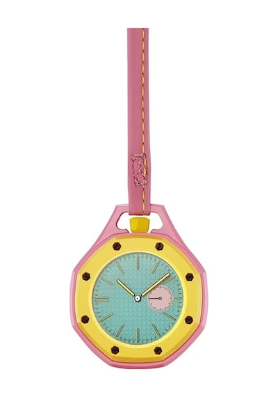 Boyol Pop Çanta Charm Unisex Aksesuar Saat D-sport Pembe-sarı D-401