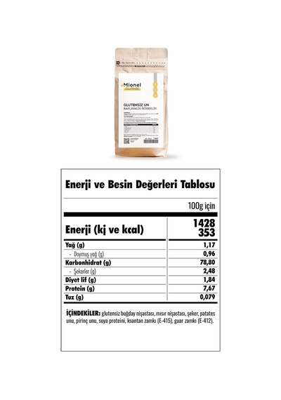 Glutensiz Un, 1 Kg 0.25 KG