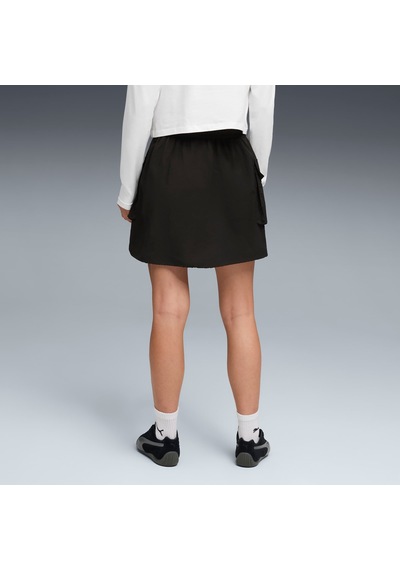 Puma Wardrobe Essentıals Kadın Kargo Etek 634584 01 Siyah