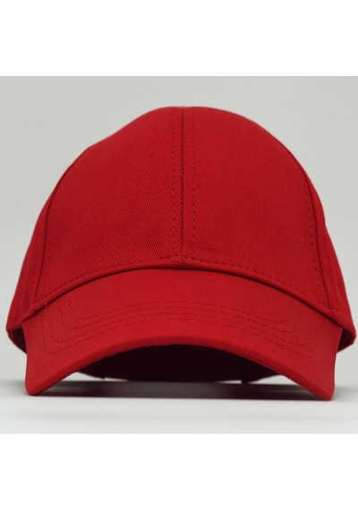 Şapkadan Unisex Ayarlanabilir Kırmızı Spor Basic Şapka Kırmızı