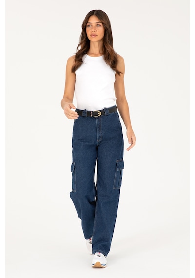 U.s. Polo Assn. Kadın Mavi Pantolon Jean 50282829-dn0022 Mıd Blue