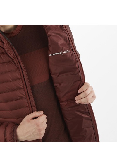 Salomon Elıxır Mıcro Down Erkek Outdoor Montu Rum Raısın Lc2292300 Bordo