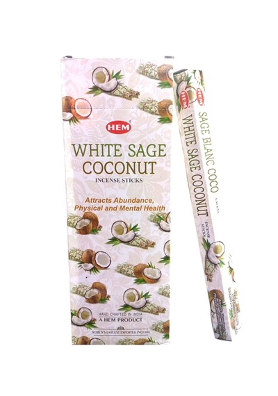 Hem White Sage Coconut 1 Paket 20 Adet Tütsü