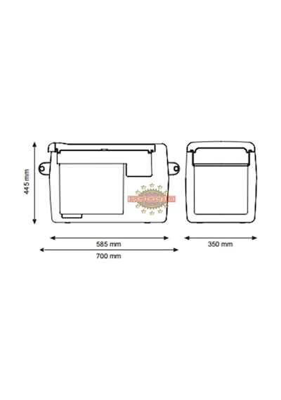 İndel B Oto Buzdolabı 40 Litre 12v 24v 220 v Travel Box Tb41a