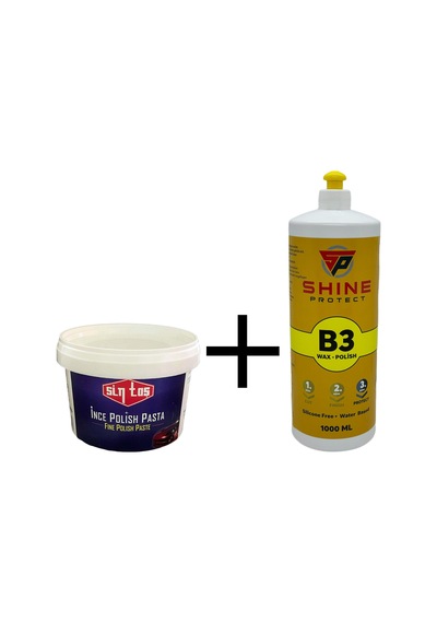 Sintaş 450gr İnce Pasta Shine Protect 1000gr B3 Cila Set