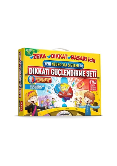 Dikkati Güçlendirme Seti - Yeni Neuro Via Sistemi Ile 8 Yaş
