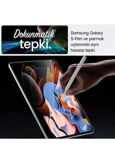 Samsung Galaxy Uyumlu Tab A11 Plus 11 inç Ekran Koruyucu 9H Nano