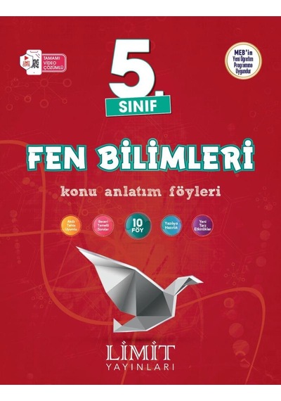 Limit 2025 5. Sınıf Fen Bilimleri Konu Anlatım Föyleri Güncel Müfredat