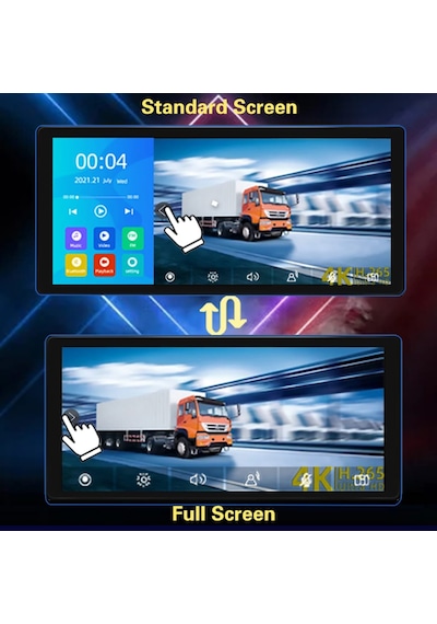 Dokunmatik Ekran 10,36 İnç 4k Bluetooth Mp5 Kamerasız