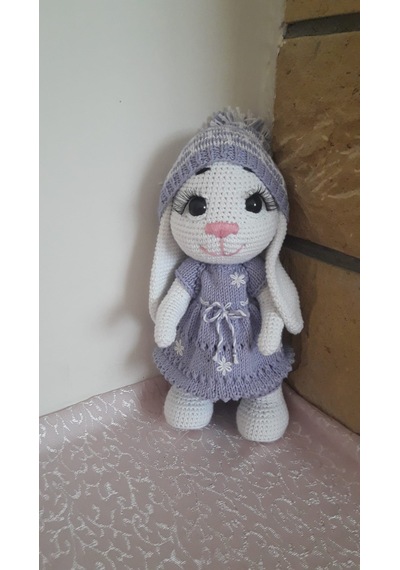 Amigurumi Uykucu Tavşan Oyuncak