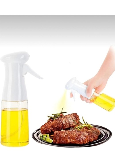 Sprey Cam Yağlık Air Fryer Fritöz Yağ Püskürtücü 210 Ml Beyaz Diğer