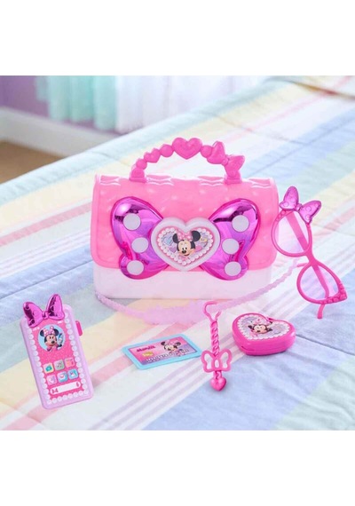 Minnie Mouse Sevimli Kurdele Çanta Seti