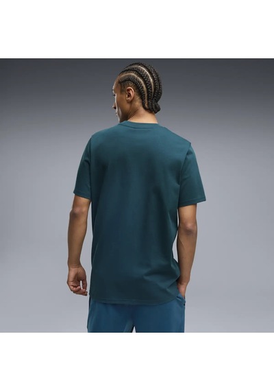 Puma Ferrari Tonal Shield Tee Yeşil Erkek T-shirt
