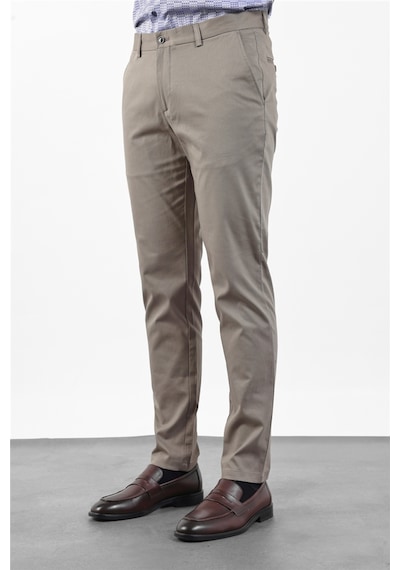 İmza Vizon Yan Cep Comfort Fit Pamuklu Chino Pantolon 1003260172