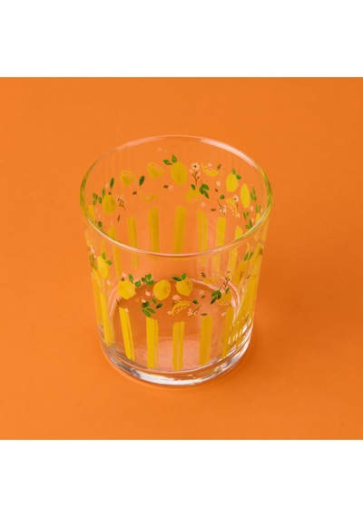 Raklee Frutta Cam Su Bardağı - Sarı - 380 Ml Renkli