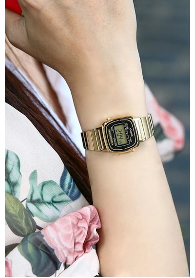 La670wga-1df Retro Gold Dijital Kol Saati Metal