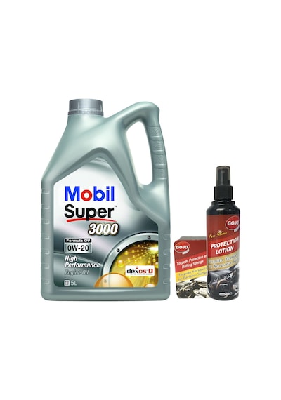 Mobil Süper 3000 Formula F 0W-30 Motor Yağı 4 L + Gojo Araç Bakım Seti