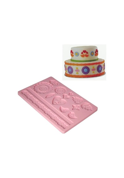 Kalp Yaprak Kuş Temalı Silikon Sabun Epoksi Mum Çikolata Kalıbı Goldcakes