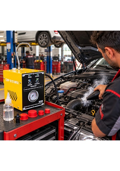 Duman Hava Kaçak Test Cihazi Çift Motorlu Full Ekipman İlk Dolum Sıvısı Hediyeli Sarı