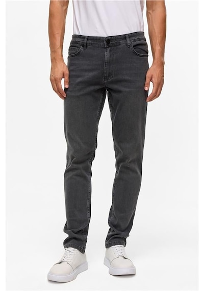 Süvari Gri Slim Denim Pantolon Gri