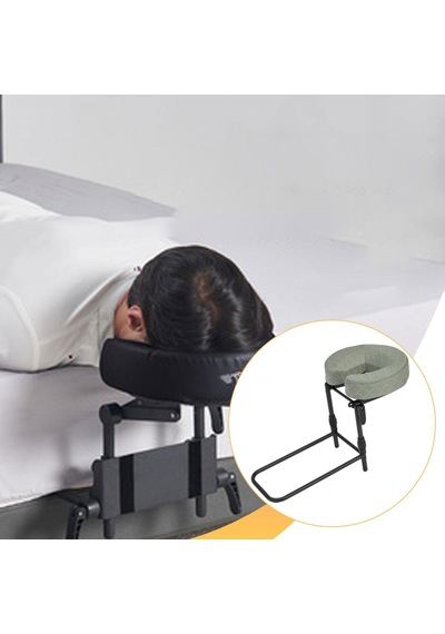 Cirraorive Yastık Masaj Yastığı Tutucusu Kafalık Bakım İçin Ergonomik Ayarlanabilir Baş Ve Yüz Konumlandırma, Masaj Yastığı