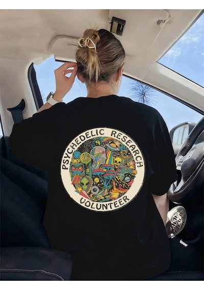 Noıssey Urban Pop Graphic Kadın Tişört Koleksiyonukod 5570 Siyah