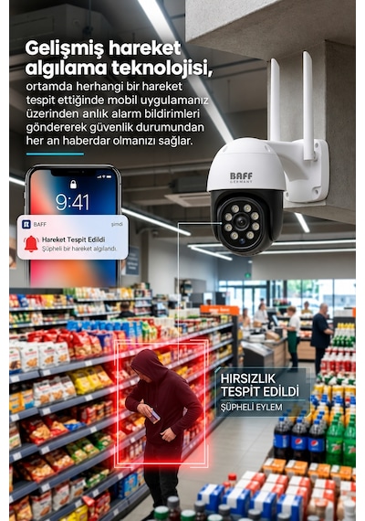 Smart-6207 Wifi Ptz Speed Dome Kamera Tuya Smart 2mp Full Hd Akıllı Güvenlik Kamerası